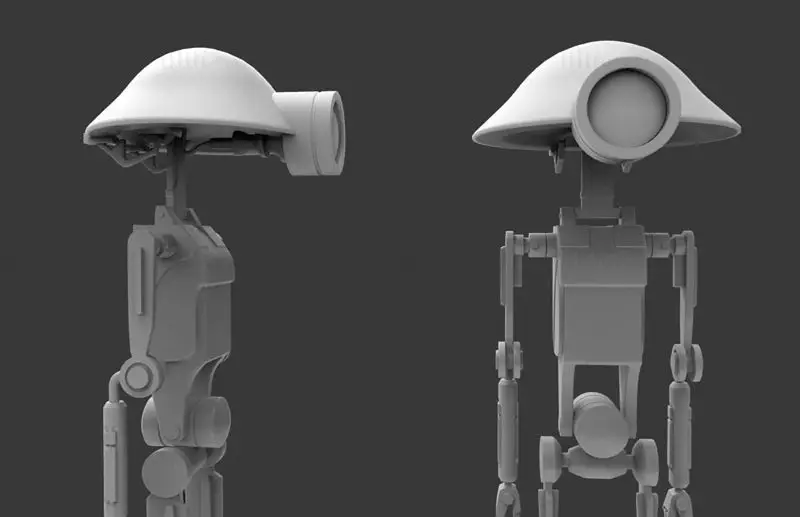 Pit Droid-figuren 3D-printmodel STL