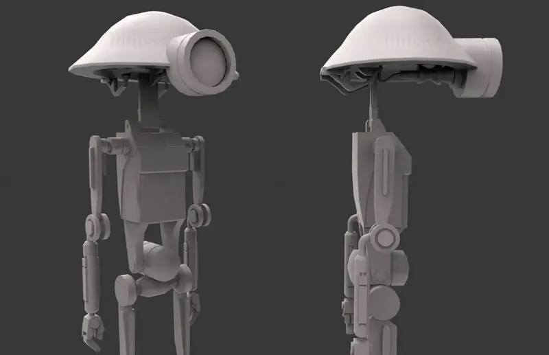 Pit Droid-figuren 3D-printmodel STL