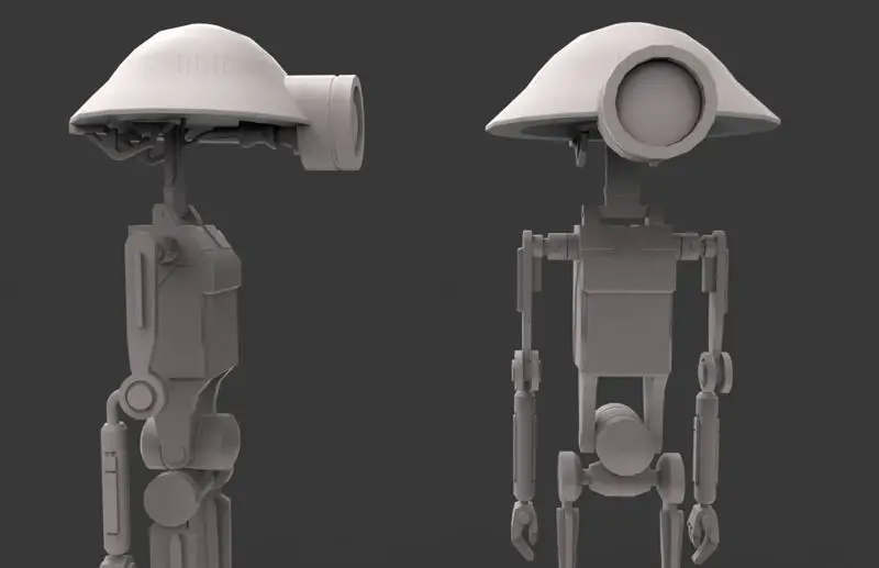 Pit Droid Figurines 3D Print Modelo STL