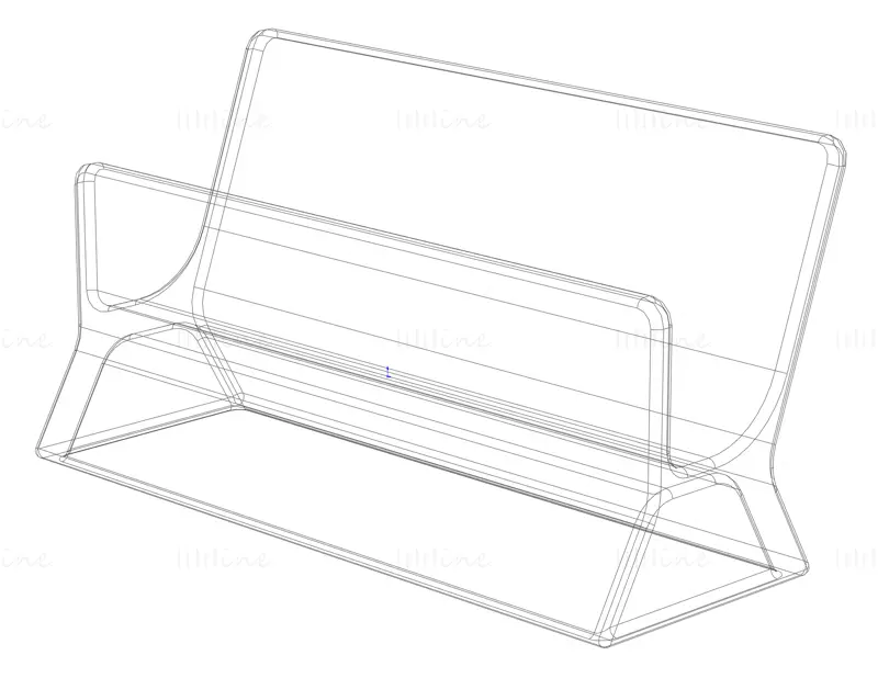 Подставка для пластиковых карточек Модель для 3D-печати STL