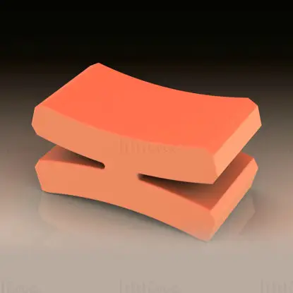 Műanyag pálcikatámasztó állvány 3D nyomtatási modell STL