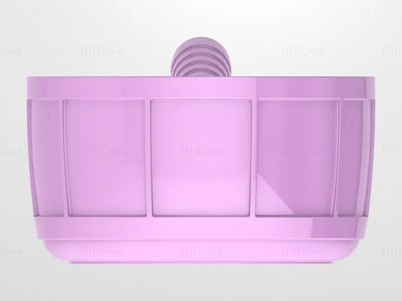 Пластиковый круглый ковш 1,6 л 3D-модель для печати