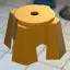 Plastic Stool Small Bench 3D Printing Model STL