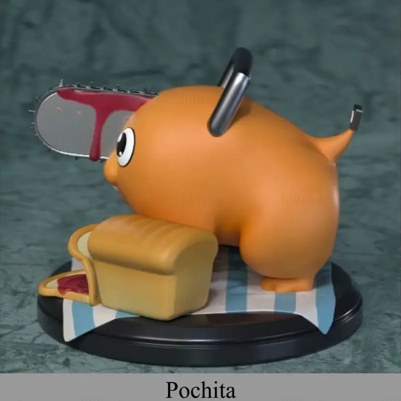 Pochita - Kettingzaag Man 3D Print Model STL