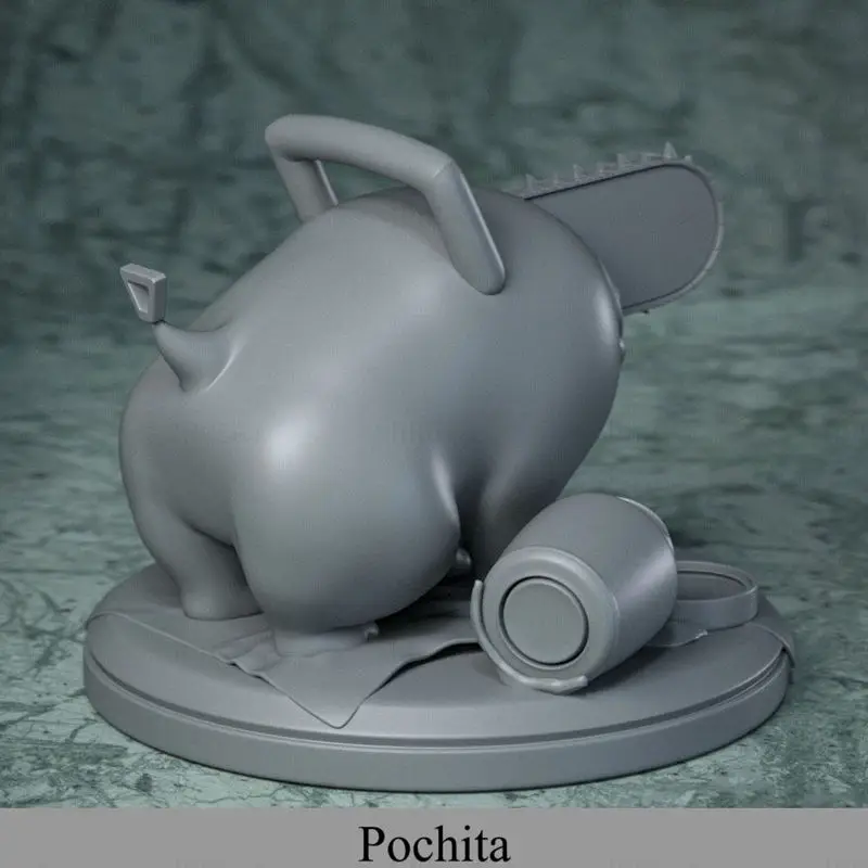 Pochita - Kettingzaag Man 3D Print Model STL