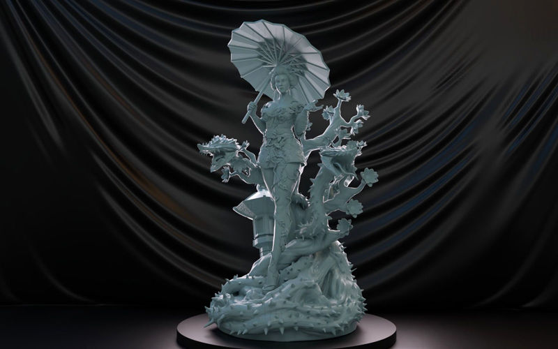 Modelo 3D Poison Ivy pronto para imprimir STL