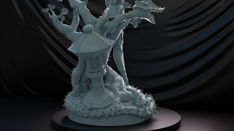 Modelo 3D Poison Ivy pronto para imprimir STL