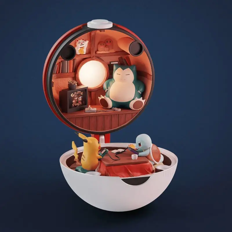 Pokeball Diorama 3D Printing Model STL