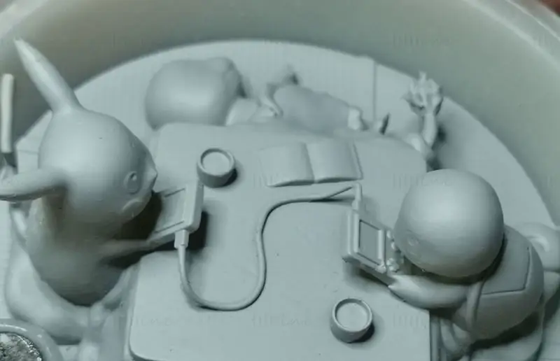 Pokeball Diorama 3D Printing Model STL