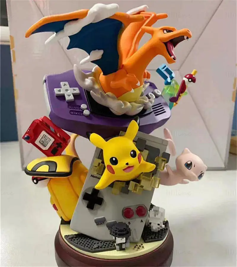 Pokemon Diorama William La Saga 3D Printing Model STL