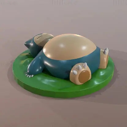 Fichier STL du modèle d'impression 3D Pokémon Ronflex