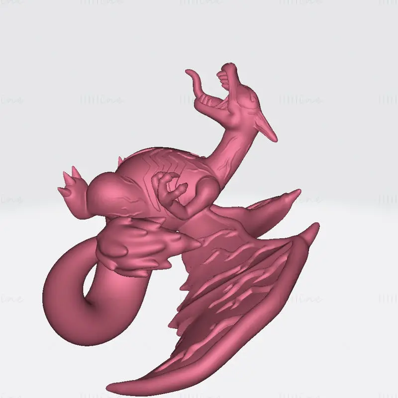 POKEMON - VENOM CHARIZARD 3D Printiing Model