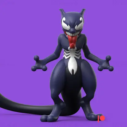 POKEMON - VENOM MEWTWO 3D Printing Model STL