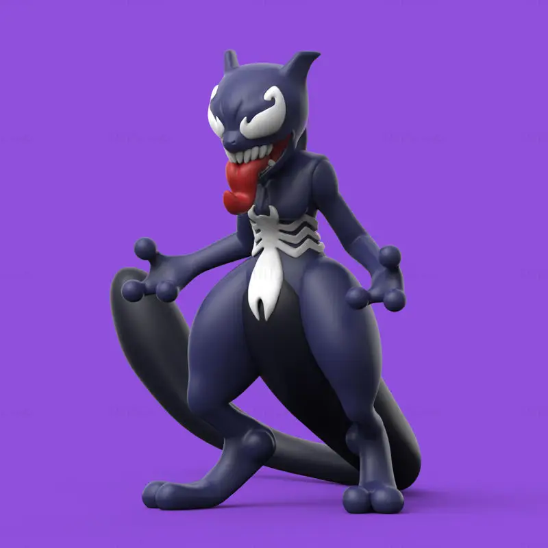 POKEMON - VENOM MEWTWO 3D Printing Model STL