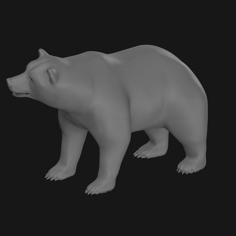Polar bear 3d model