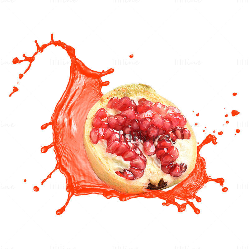 Pomegranate juice png