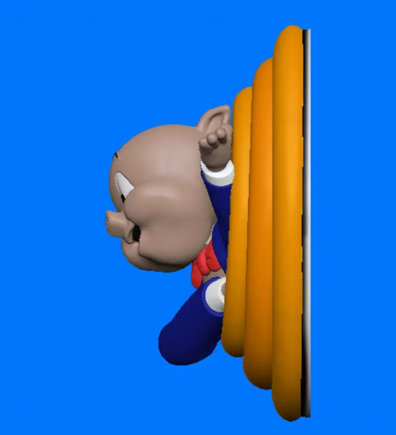 Porky Pig That's all Folks! 3D Print Model STL Files