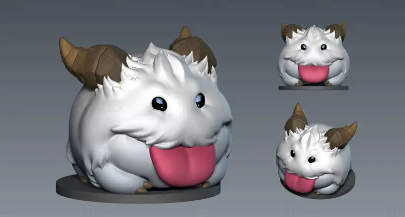 Fișiere STL pentru modelul de imprimare 3D Poro Arcane League of Legends