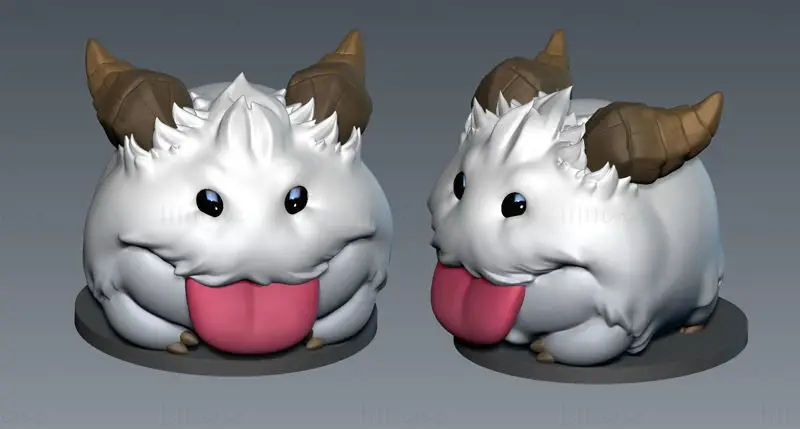 Fișiere STL pentru modelul de imprimare 3D Poro Arcane League of Legends