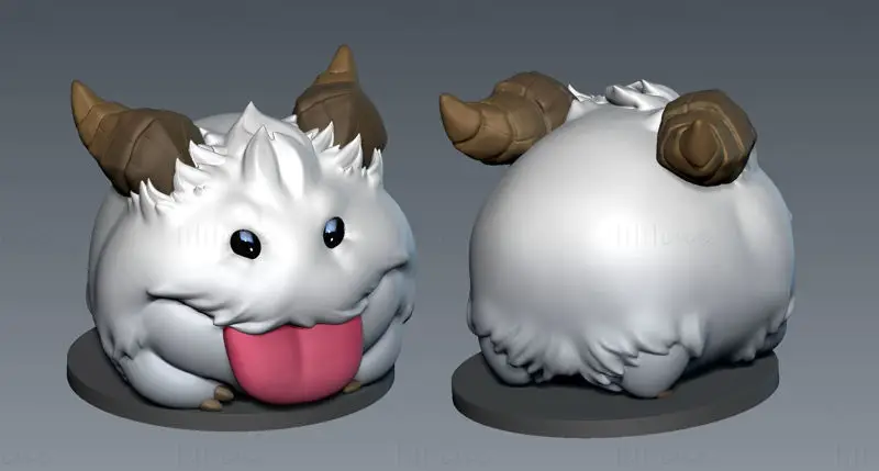 Fișiere STL pentru modelul de imprimare 3D Poro Arcane League of Legends