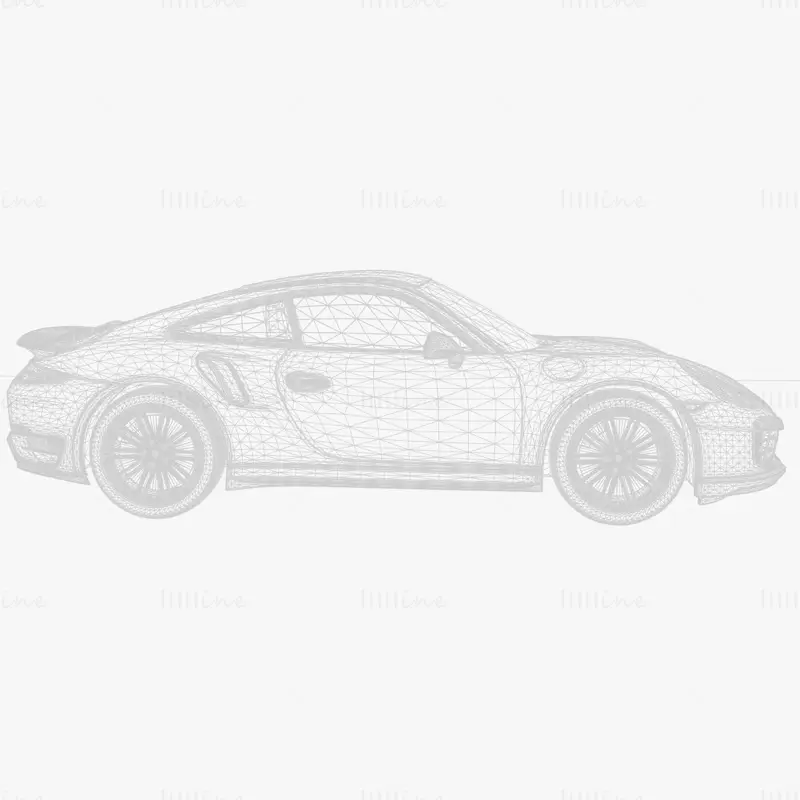 Porsche 911 2013 Coche Modelo 3D