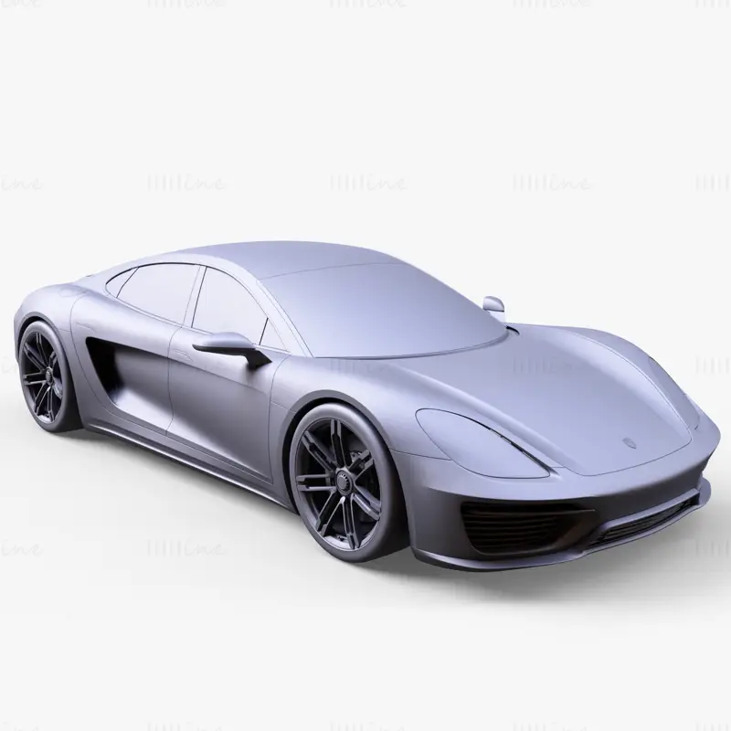Porsche 960 Turismo 2021 Car 3D Model