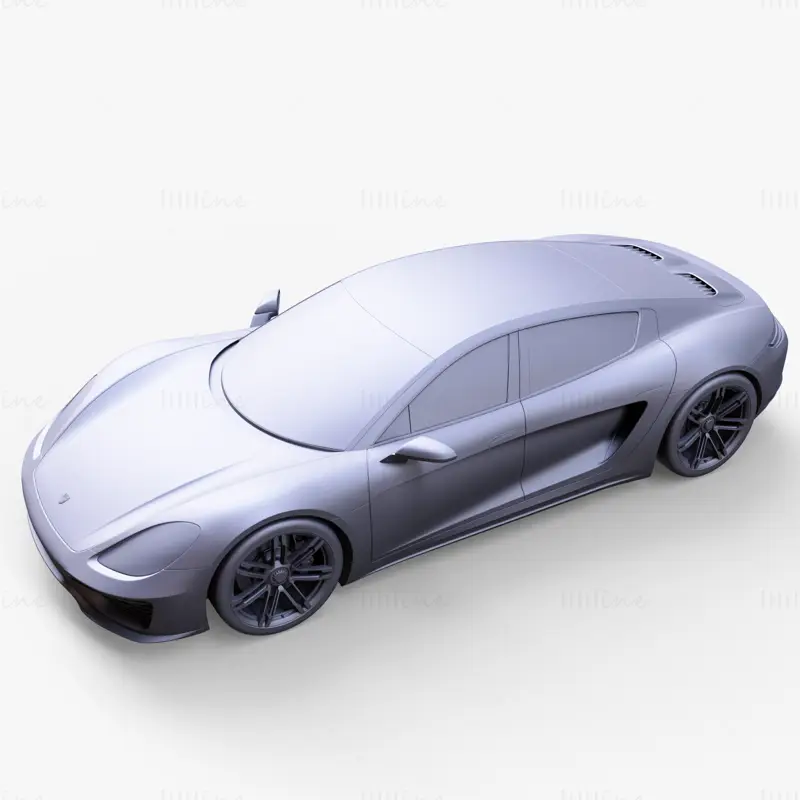 Porsche 960 Turismo 2021 Car 3D Model