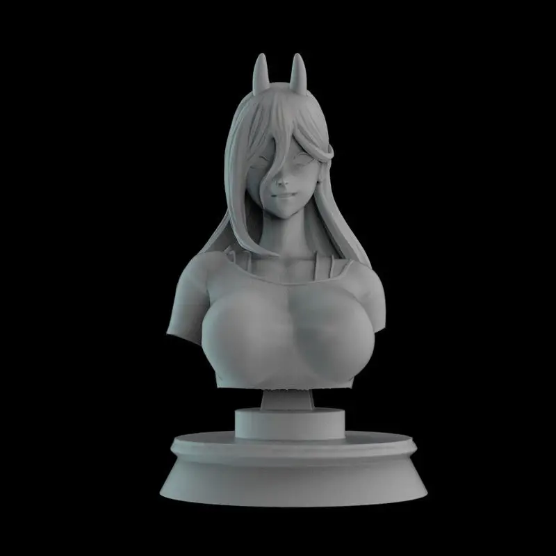 パワーバスト 3D モデル STL 印刷準備完了