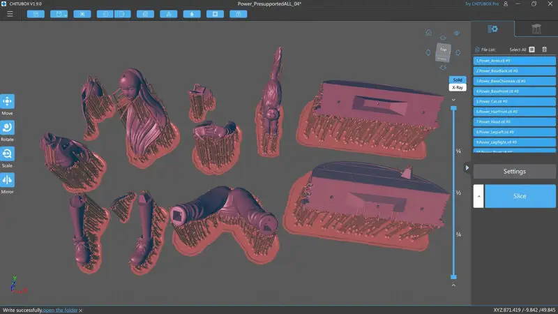 パワーチェンソーマン 3D モデル 印刷準備完了