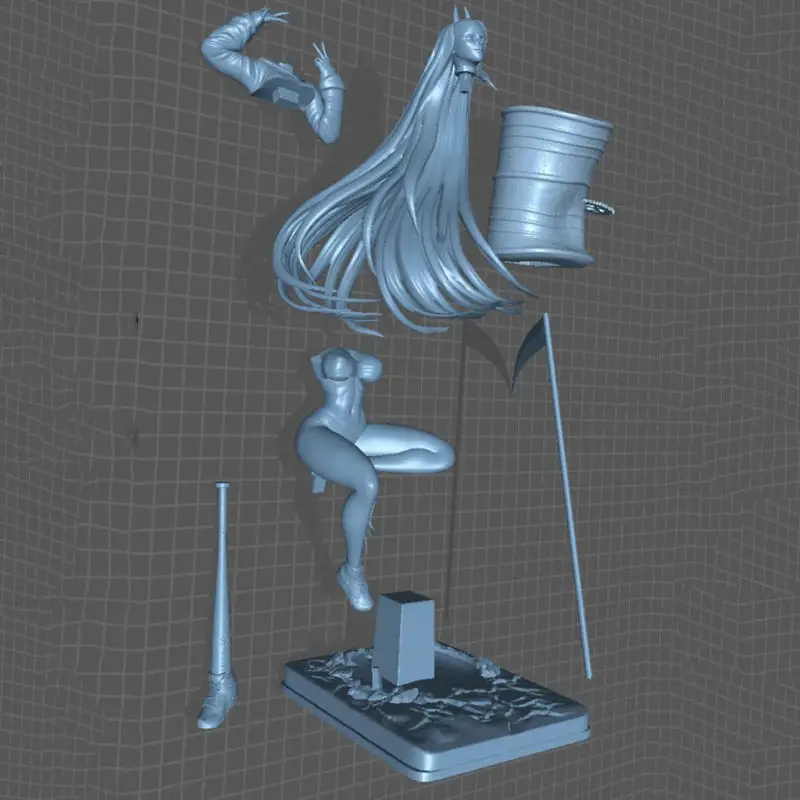 Power Chainsaw Man 3D Model Ready to Print STL