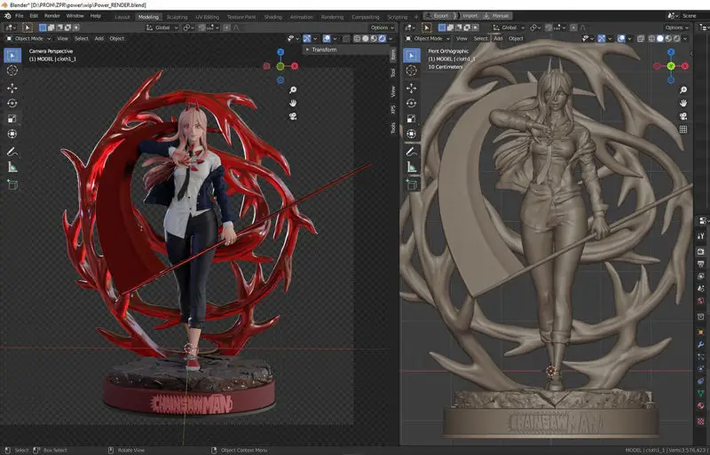 Power from Chainsaw Man 3D print model STL