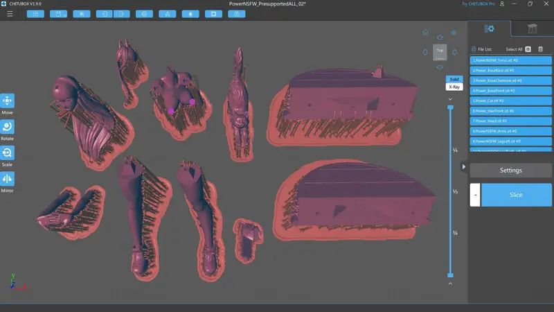 パワー NSFW チェンソーマン 3D モデル、STL 印刷準備完了