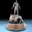 Premium Kratos God of War 3D Printed Figurine - High-Resolution Spartan Warrior Statue with Authentic Detailing