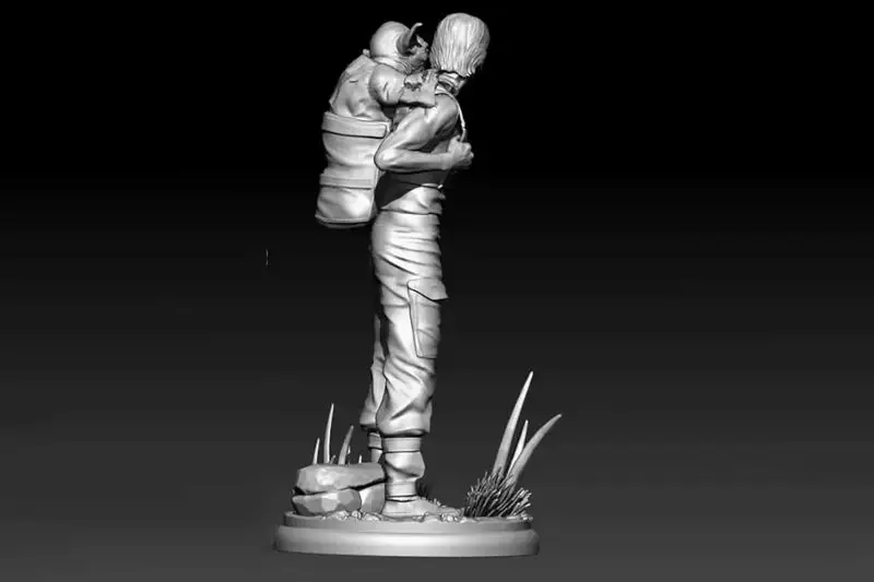 Modello di stampa 3D premium Luke & Yoda STL