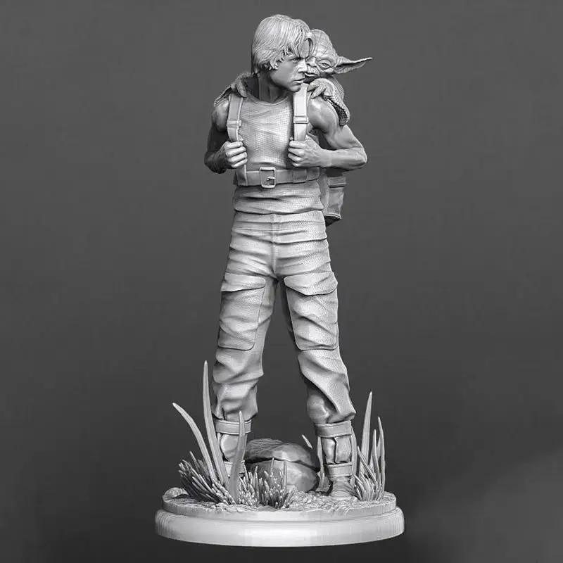 Modello di stampa 3D premium Luke & Yoda STL