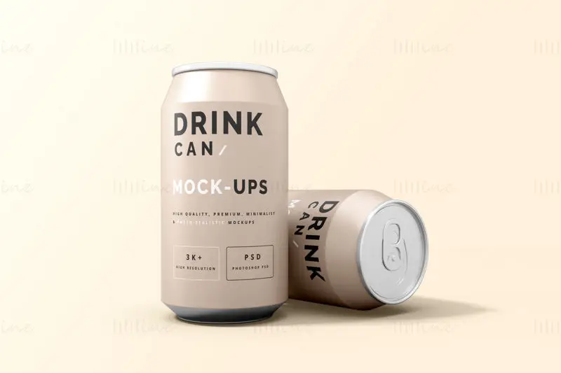 Premium Mockup Drink può essere progettato