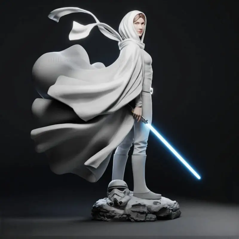 Princess Leia - Star Wars Print 3D Model STL