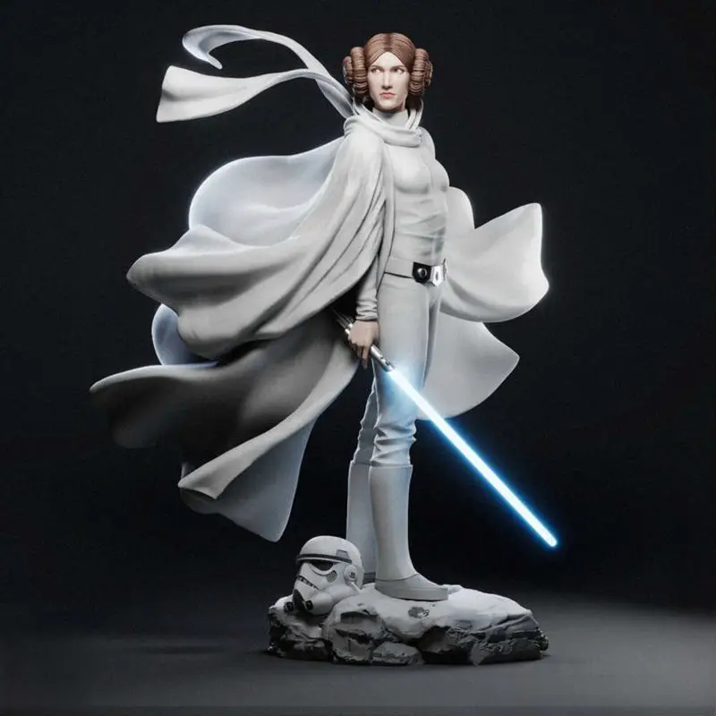 Princesse Leia - Modèle d'impression 3D STL de Star Wars