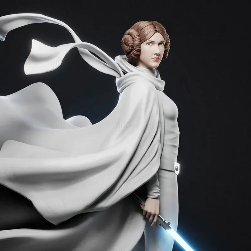 Princess Leia - Star Wars Print 3D Model STL