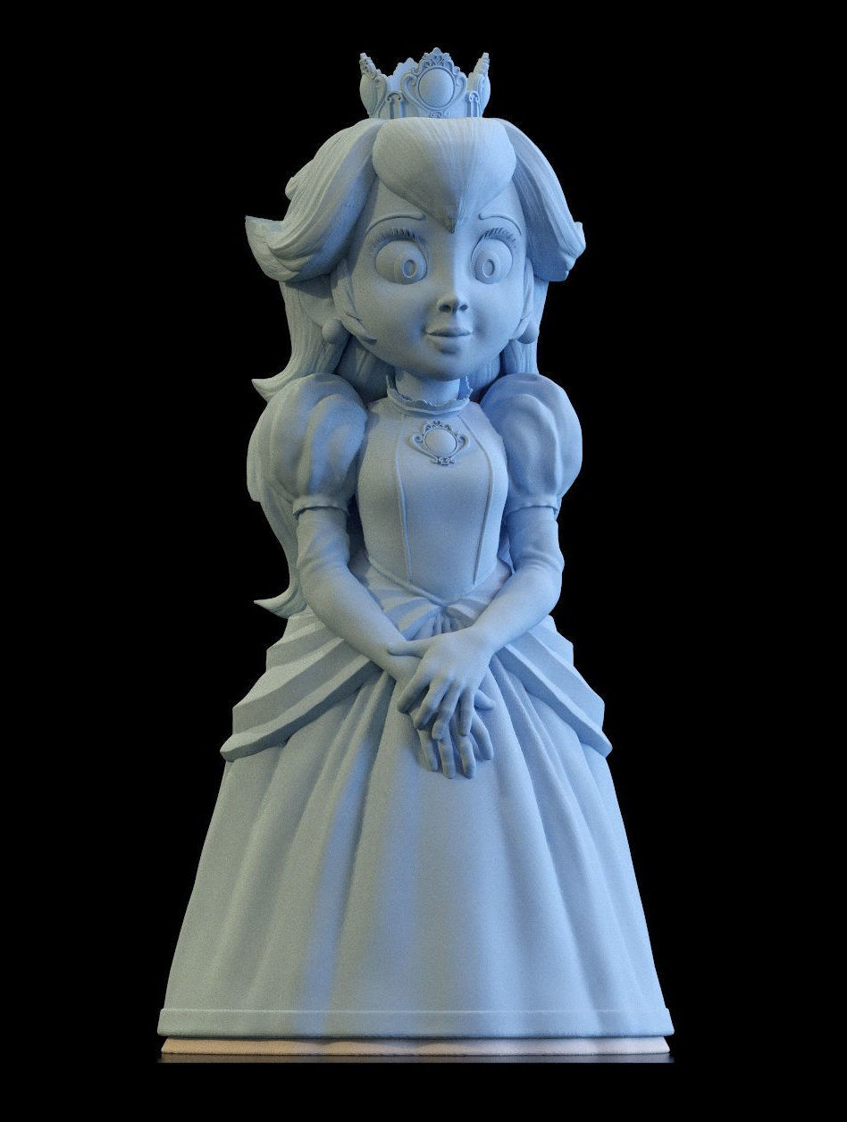 Princess Peach Movie 3d Print Model