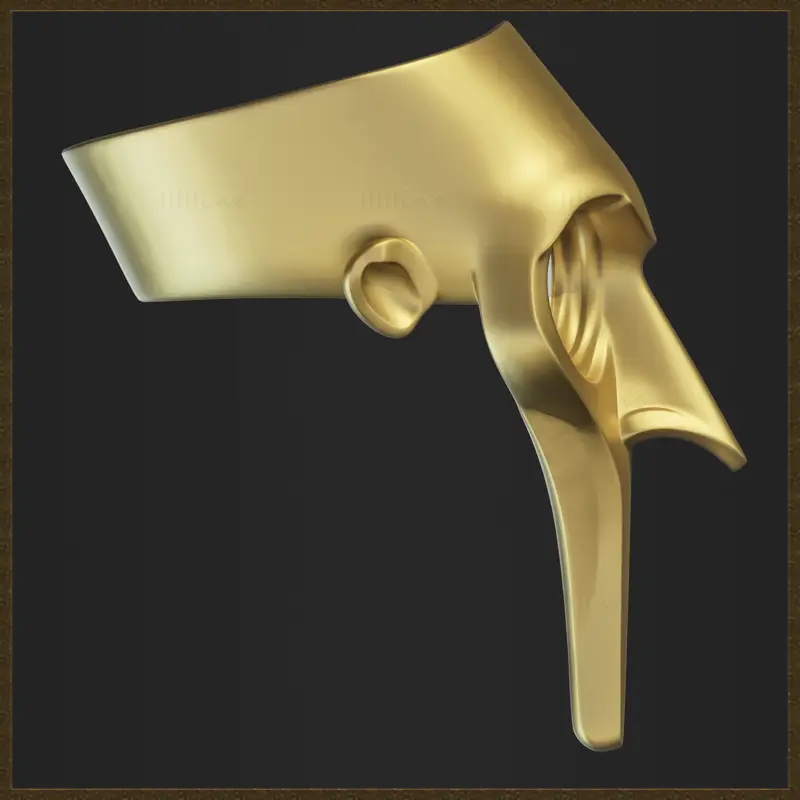 3D-model za tiskanje maske kužnega zdravnika