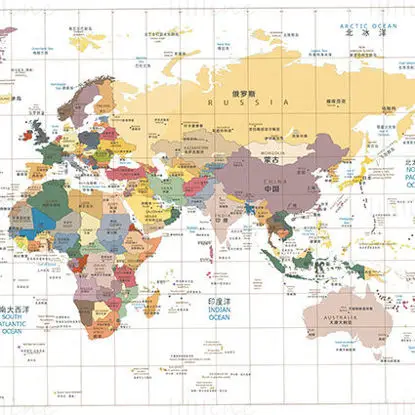 World map PSD source file