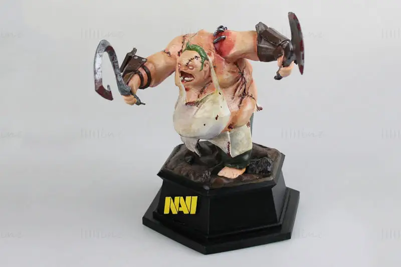 Pudge Dota-2 Figuries 3D Print Model STL fájl