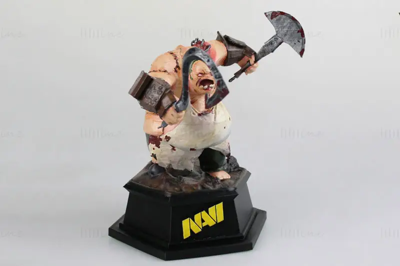 Pudge Dota-2 Figuries 3D Print Model STL fájl