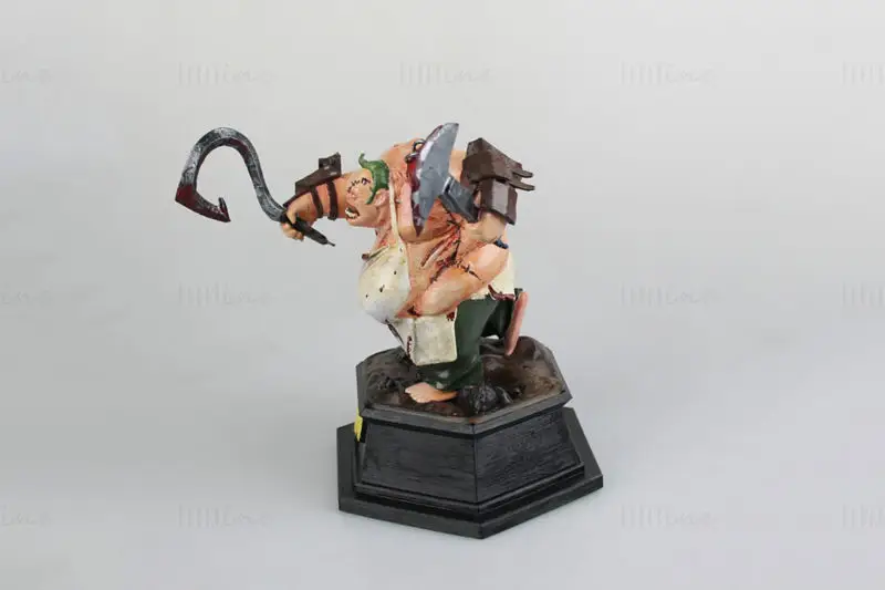 Pudge Dota-2 Figuries 3D Print Model STL fájl