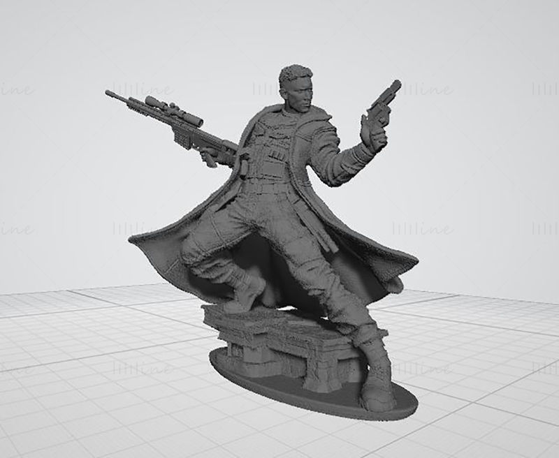Punisher 3D Printing Model STL