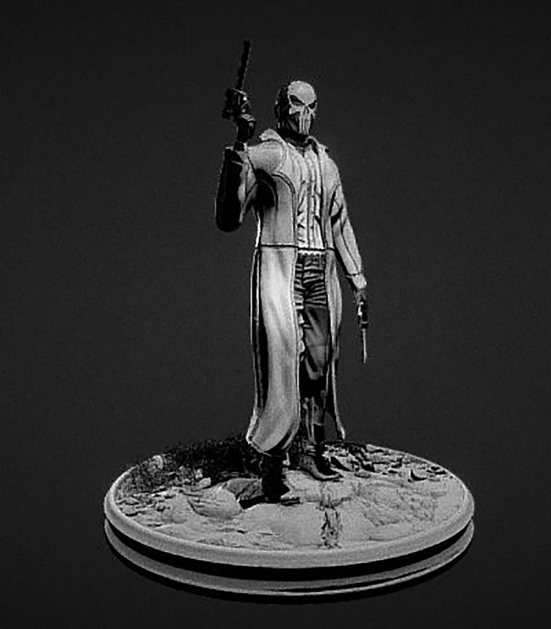 Punisher Noir 3D Model Ready to Print STL