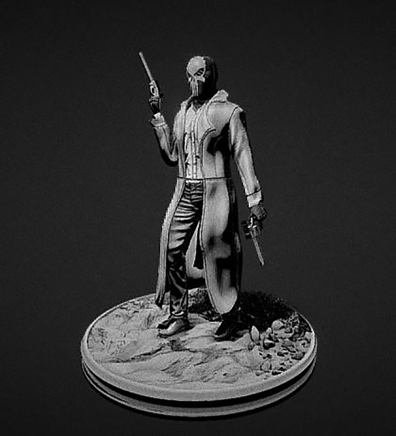 Punisher Noir 3D Model Ready to Print STL