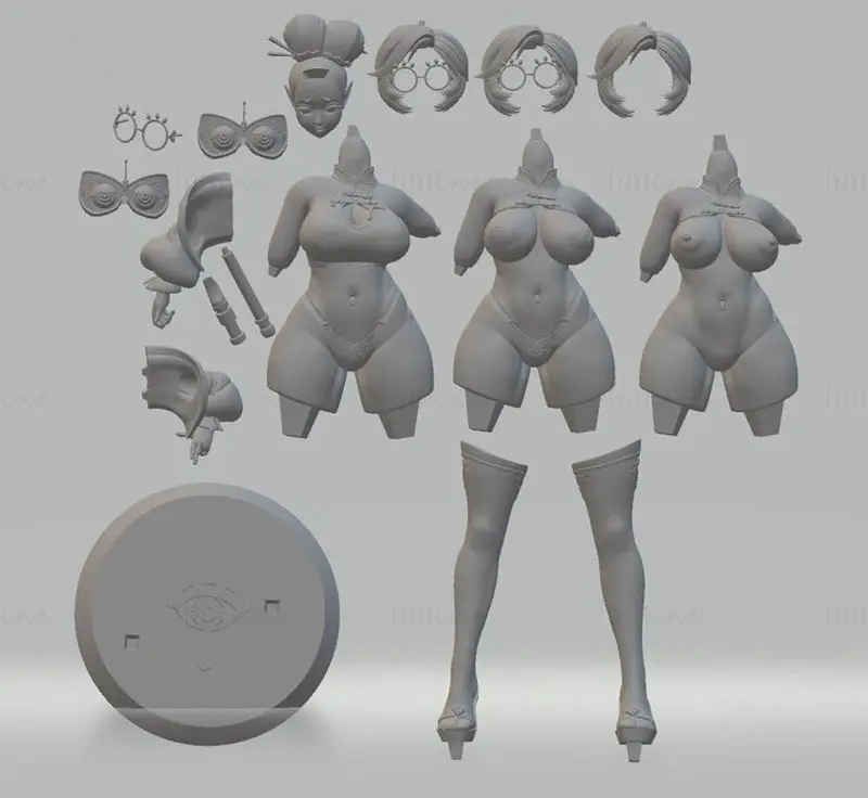 Purah - The Legend of Zelda Figurine 3D Printing Model STL