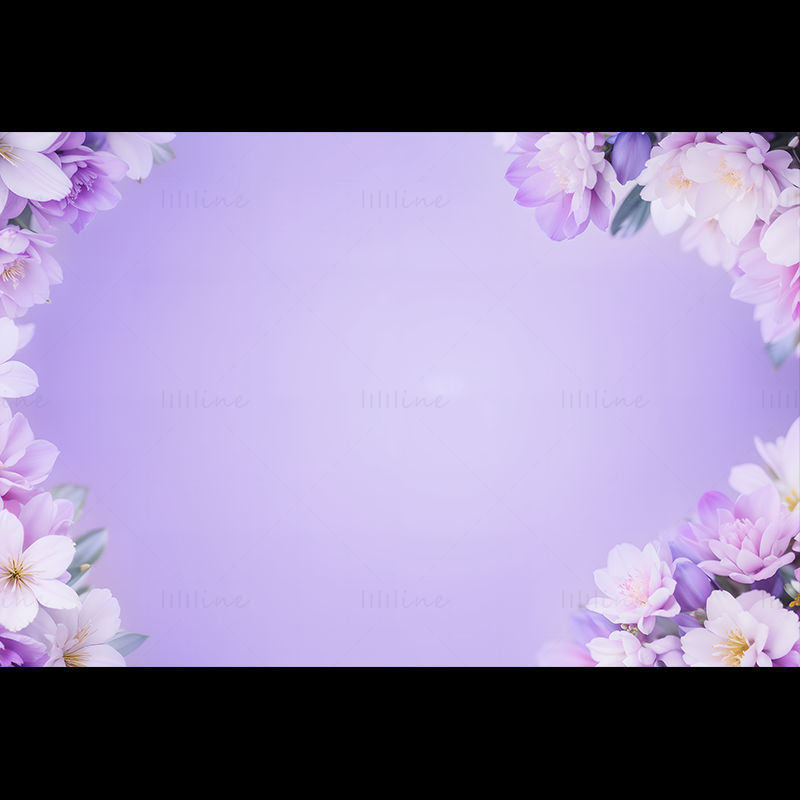 Paarse bloem PNG-afbeelding